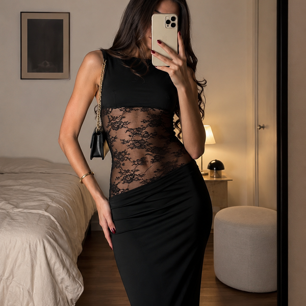 Get 50% Off Today, Midnight Lace Dress 💕
