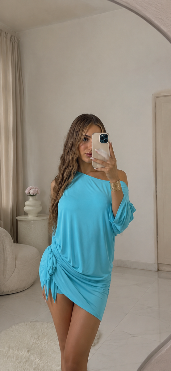 Get 50% Off Today, Azure Mini Dress 💕