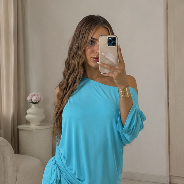 Get 50% Off Today, Azure Mini Dress 💕
