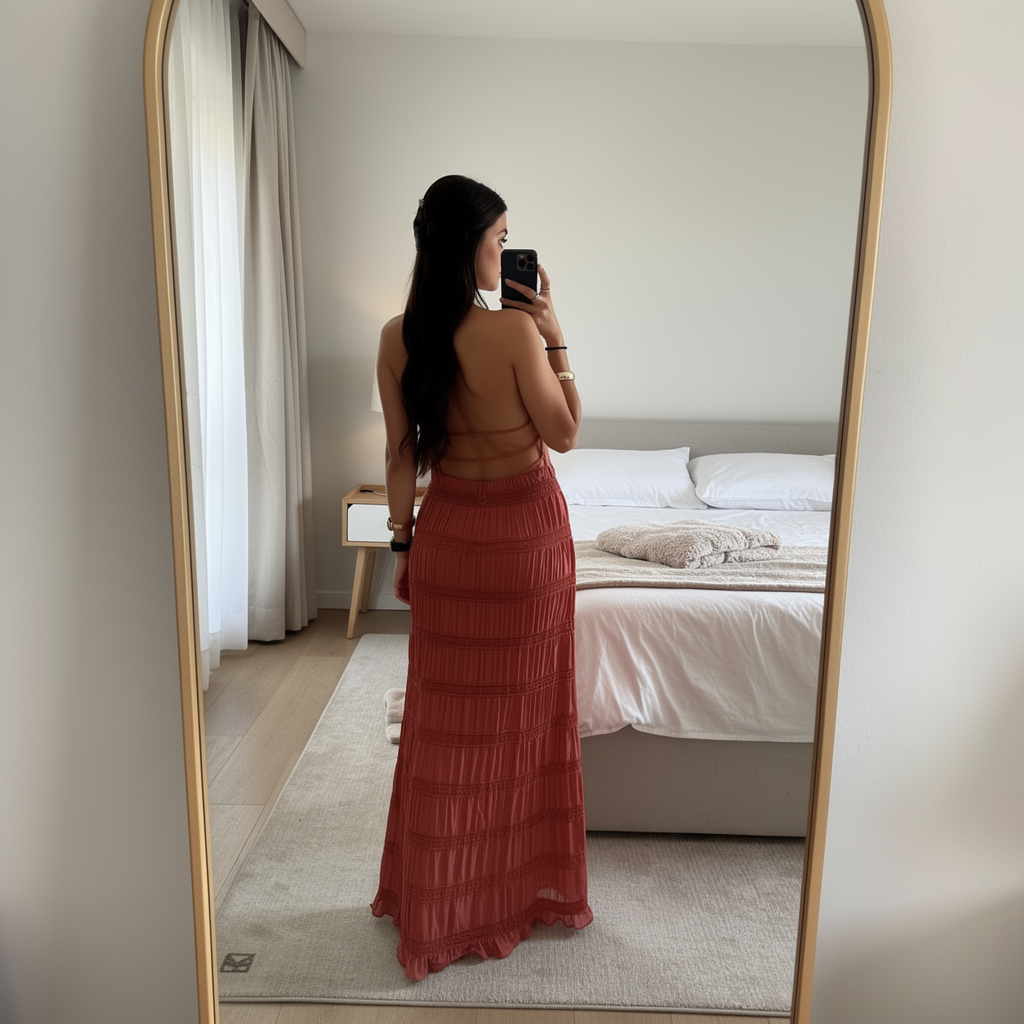 Get 50% Off Today, Backless Maxi Dress 💕