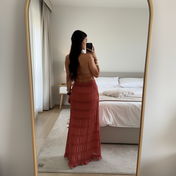 Get 50% Off Today, Backless Maxi Dress 💕