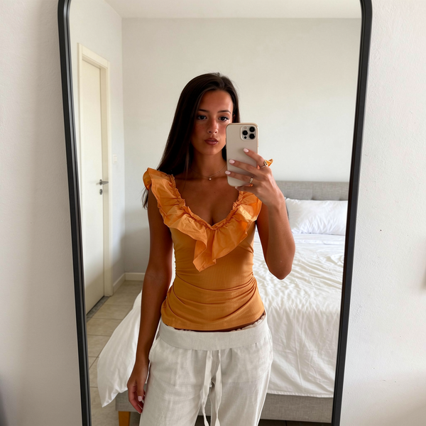 Get 50% Off Today, Ruffle Top 💕