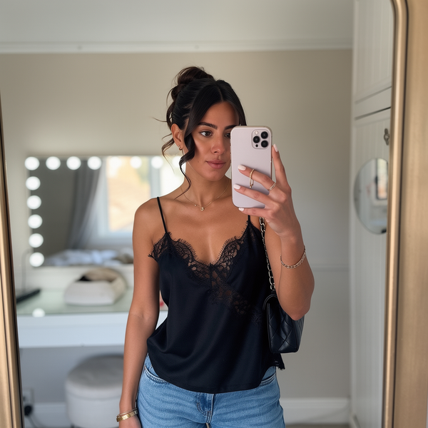 Get 50% Off Today, Lace Cami Top 💕